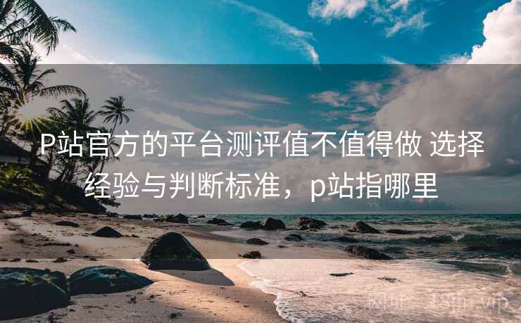 P站官方的平台测评值不值得做 选择经验与判断标准，p站指哪里