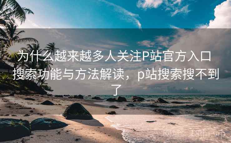 为什么越来越多人关注P站官方入口 搜索功能与方法解读，p站搜索搜不到了