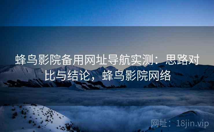 蜂鸟影院备用网址导航实测：思路对比与结论，蜂鸟影院网络