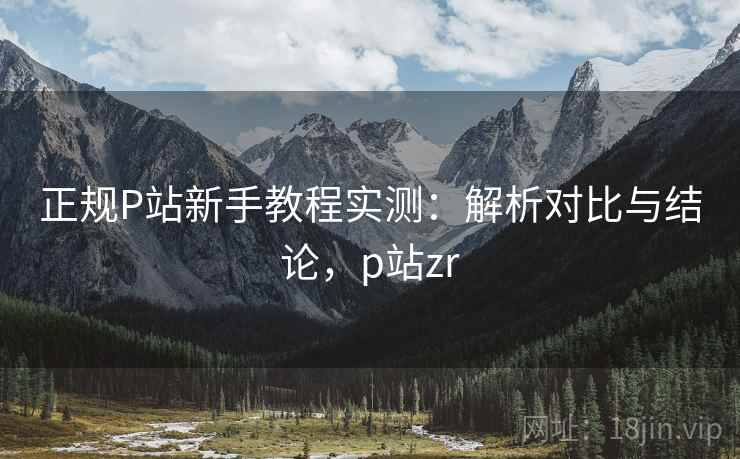 正规P站新手教程实测：解析对比与结论，p站zr