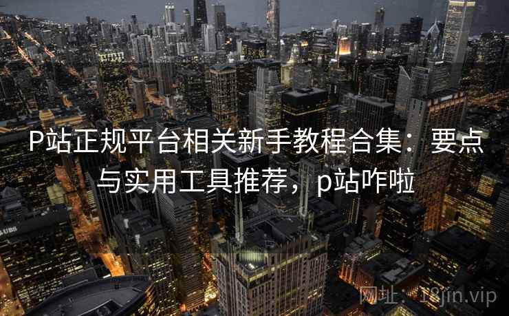 P站正规平台相关新手教程合集：要点与实用工具推荐，p站咋啦