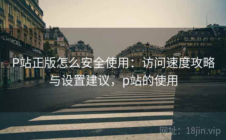 P站正版怎么安全使用:访问速度攻略与设置建议,p站的使用 P站正版怎么安全使用:访问速度攻略与设置建议,p站的使用